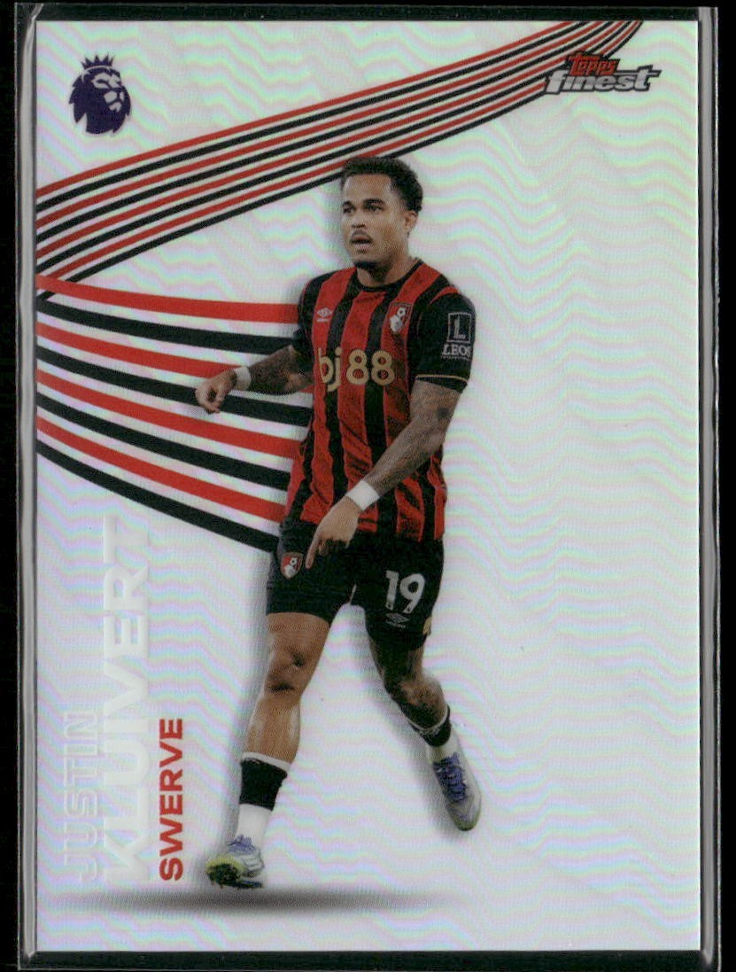 2025-26 Topps Finest Premier League Justin Kluivert Swerve #SV-1 Bournemouth