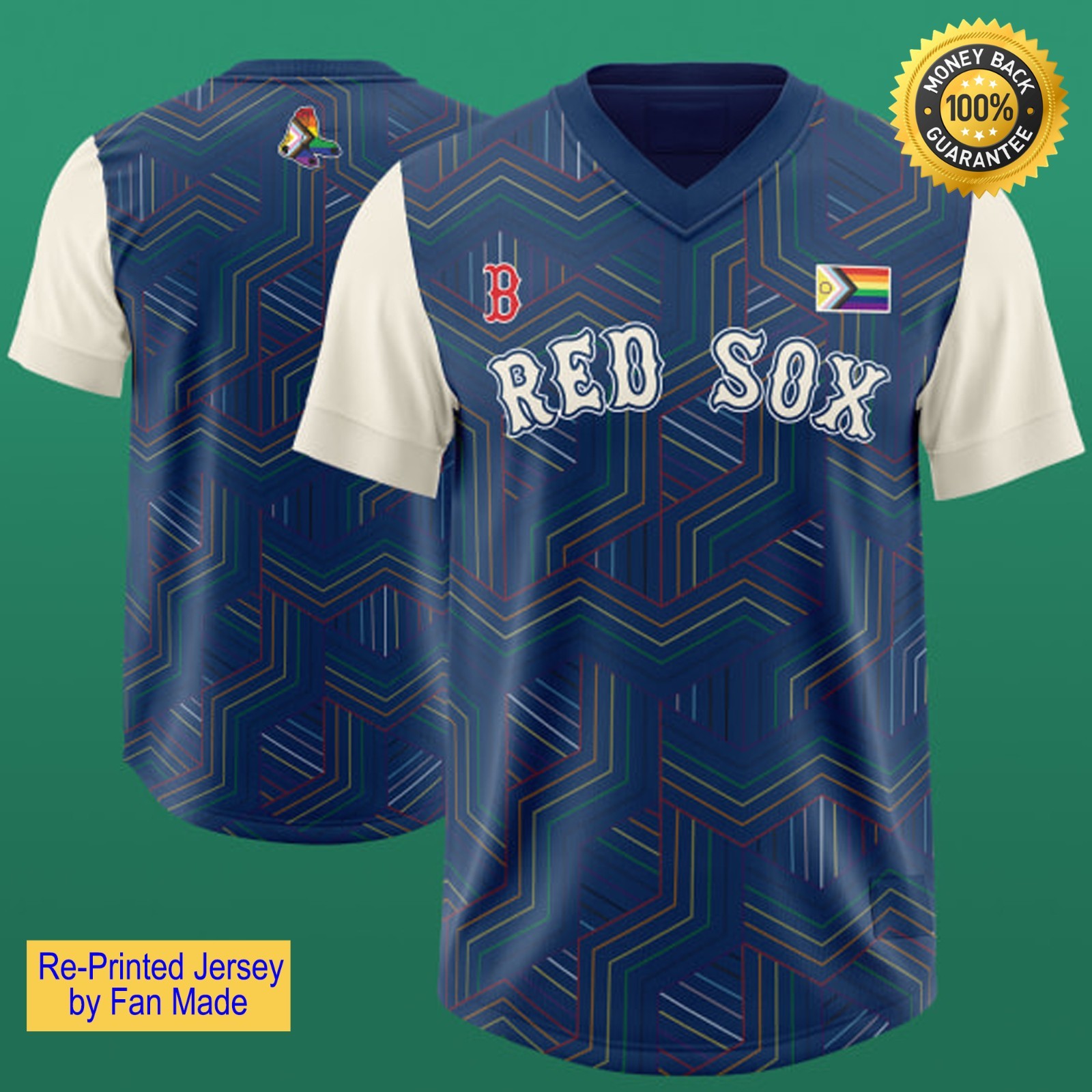 New Arrivals – Red Sox Pride Night Giveaway Jersey – All Size