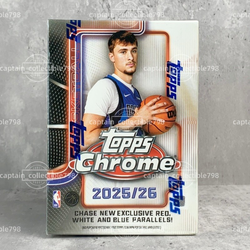 2025-26 Topps Chrome Basketball Value Blaster Box (28 Cards) NBA Factory Sealed