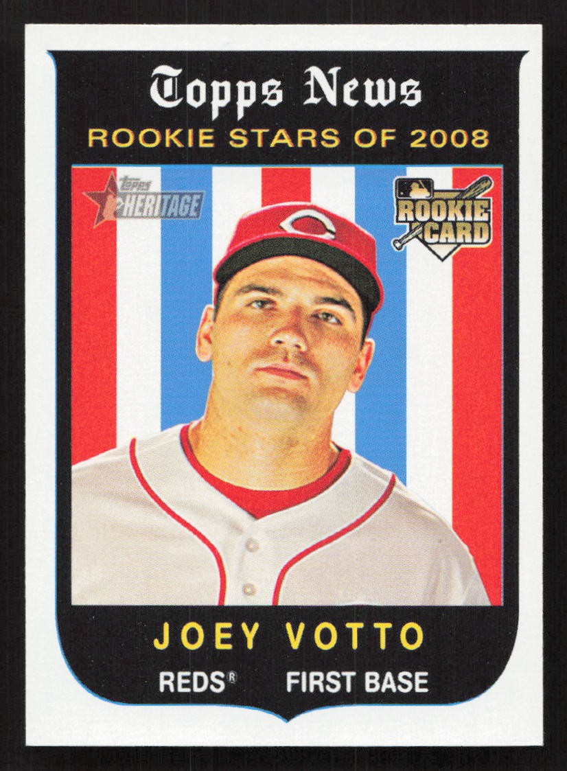 2008 Topps Heritage Joey Votto RC Rookie #146 Card