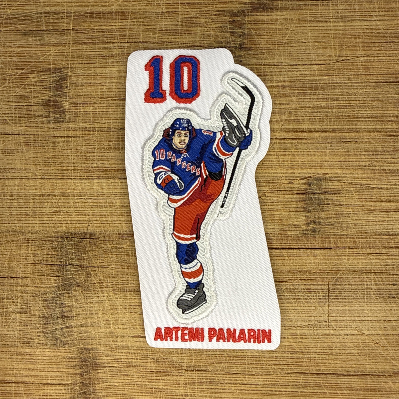Artemi Panarin 10 New York Rangers Hockey Player Patch 4.5×2.25in