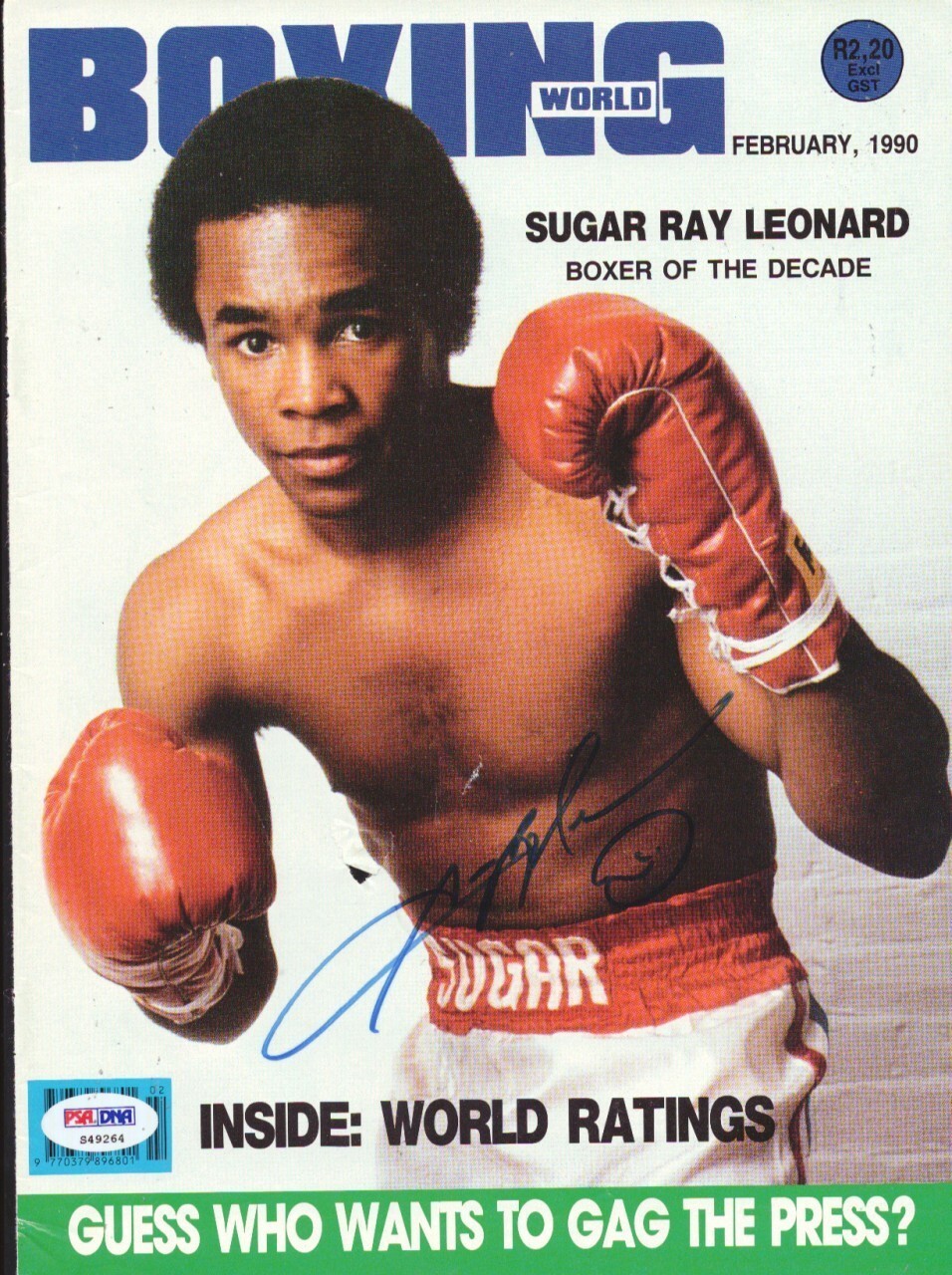 Sugar Ray Leonard Reproduction signed archival quality photo