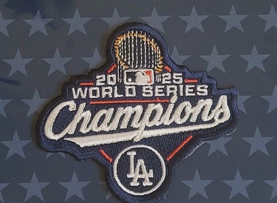 Los Angeles Dodgers 2025 World Series Champions Collectors Jersey Patch