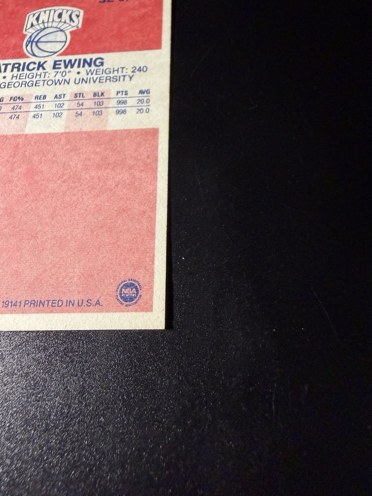 1986-87 Fleer – Patrick Ewing #32 (RC)