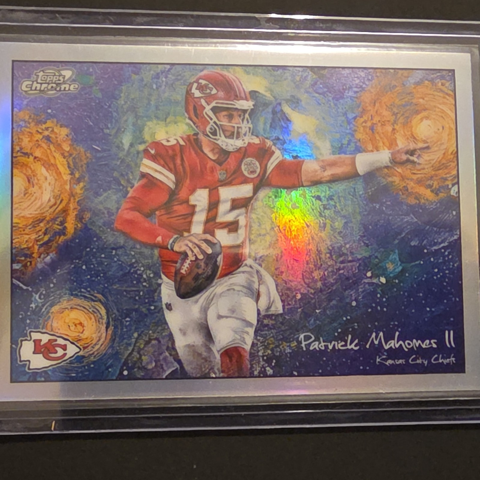 Topps 2019 Topps Chrome Insert Patrick Mahomes II STN-14 Kansas City Chiefs