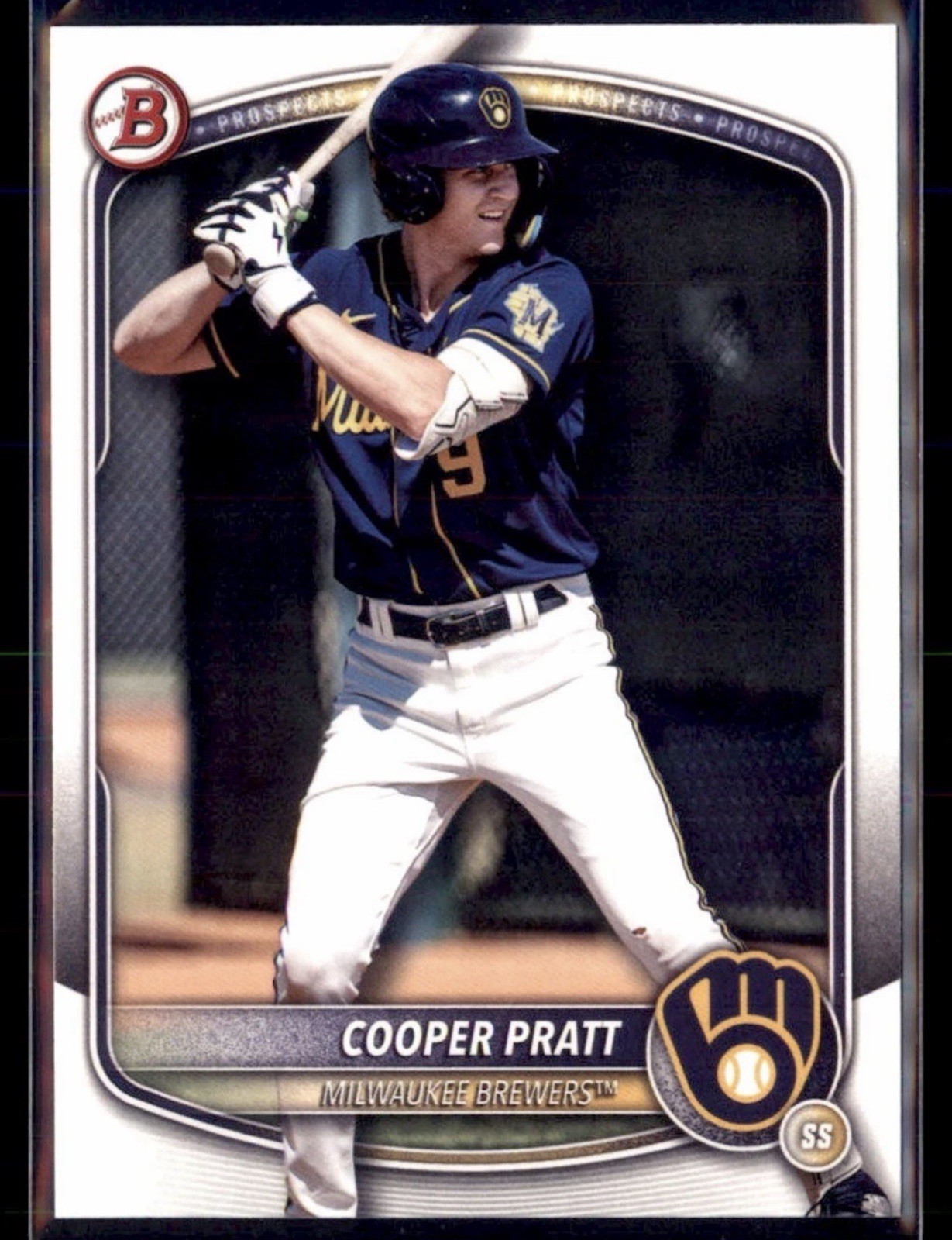 x50 2025 Bowman Draft Cooper Pratt Paper Lot x50 Milwaukee Brewers Prospect