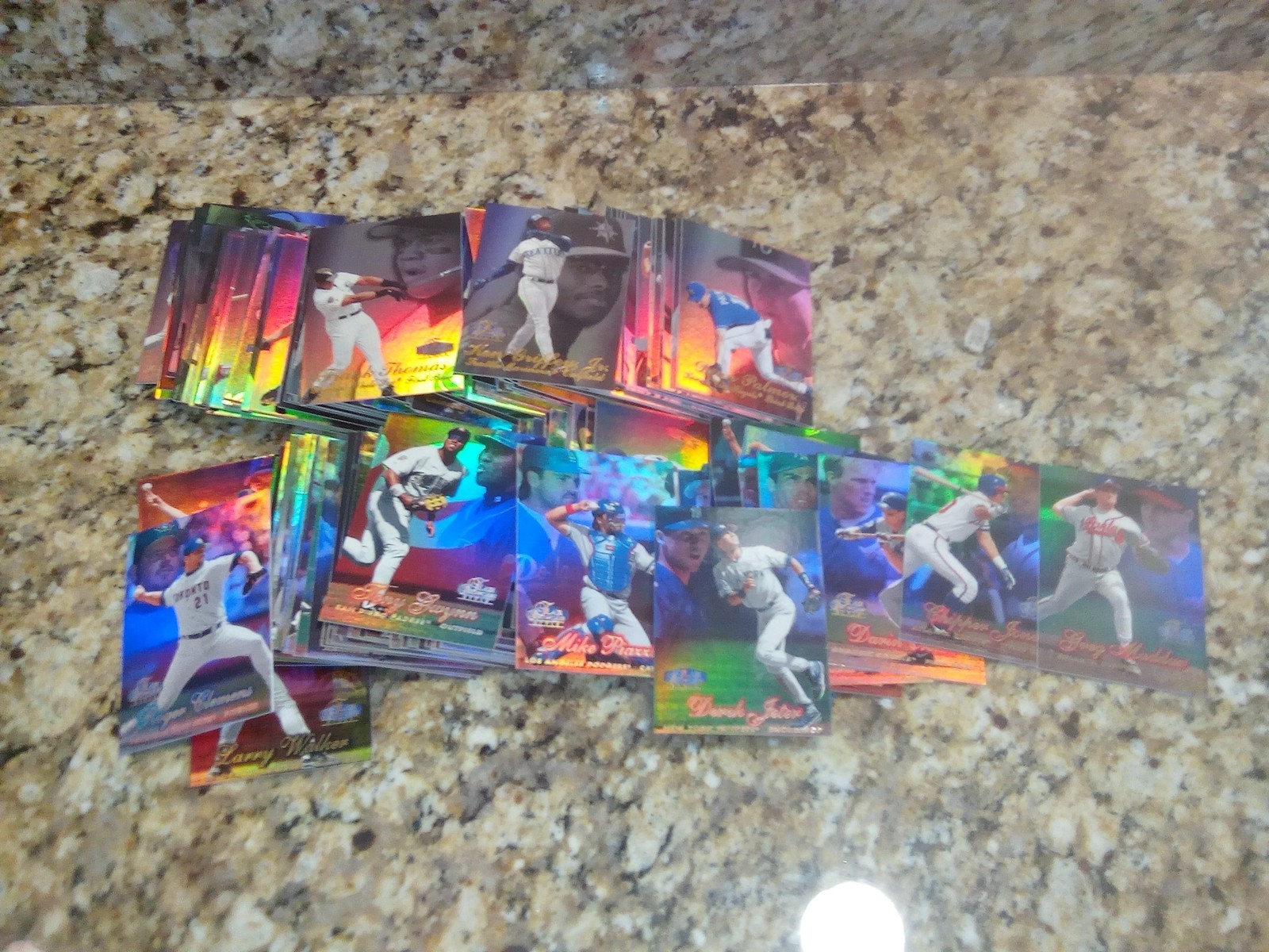 1998 FLAIR ROW 3 SET 1-120 + ROW 2 SET PARTIAL W/DEREK JETER GRIFFEY RIPKEN