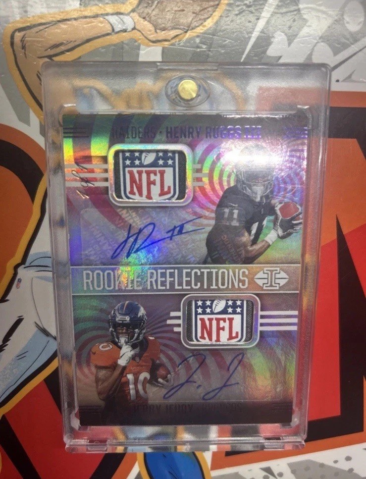2020 Panini Illusions- Jerry Jeudy/Ruggs 1/1 NFL SHIELD DUO RPA RC (1 OF 1)