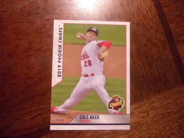 2019 PEORIA CHIEFS Choice Minor League Single Cards YOU PICK OBO CARDINALS