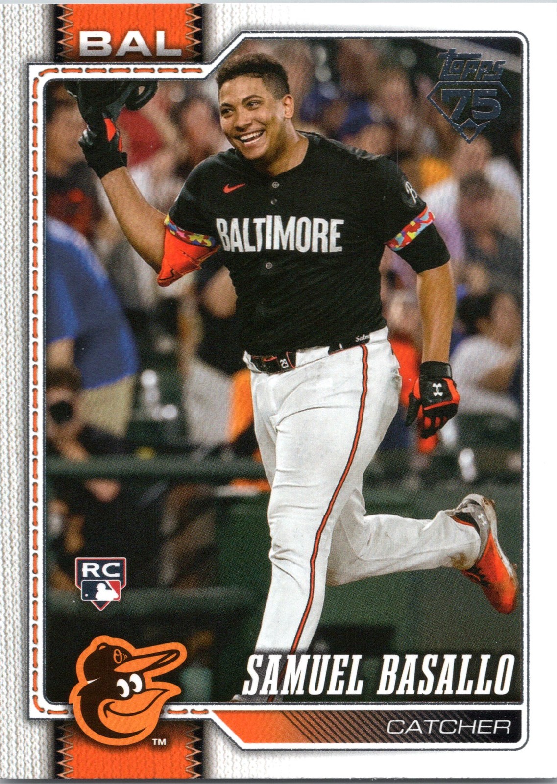 2026 Topps #104 Samuel Basallo Rookie Baltimore Orioles