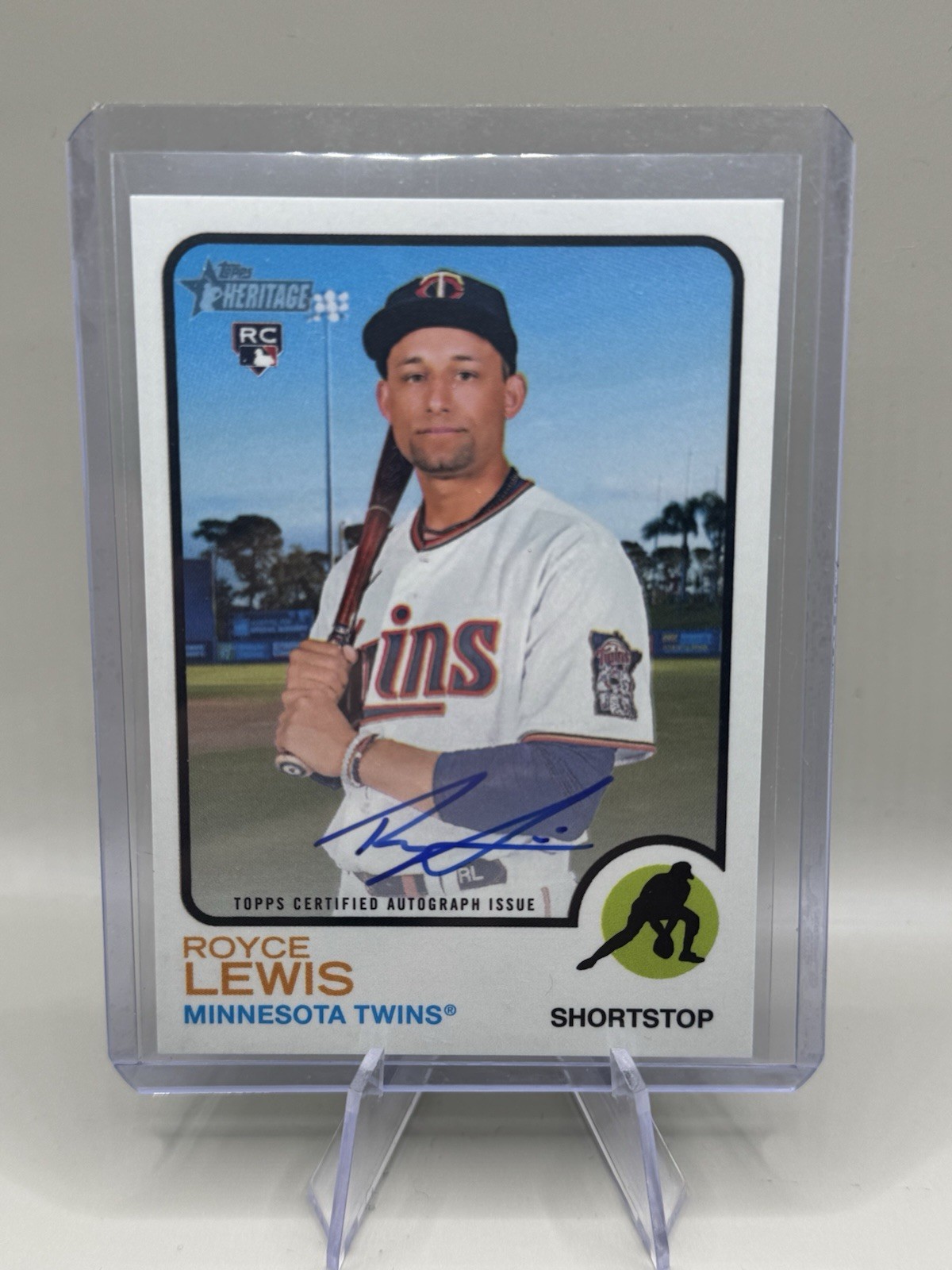 2022 Topps Heritage High Number – Real One Autographs Royce Lewis #ROA-RL…