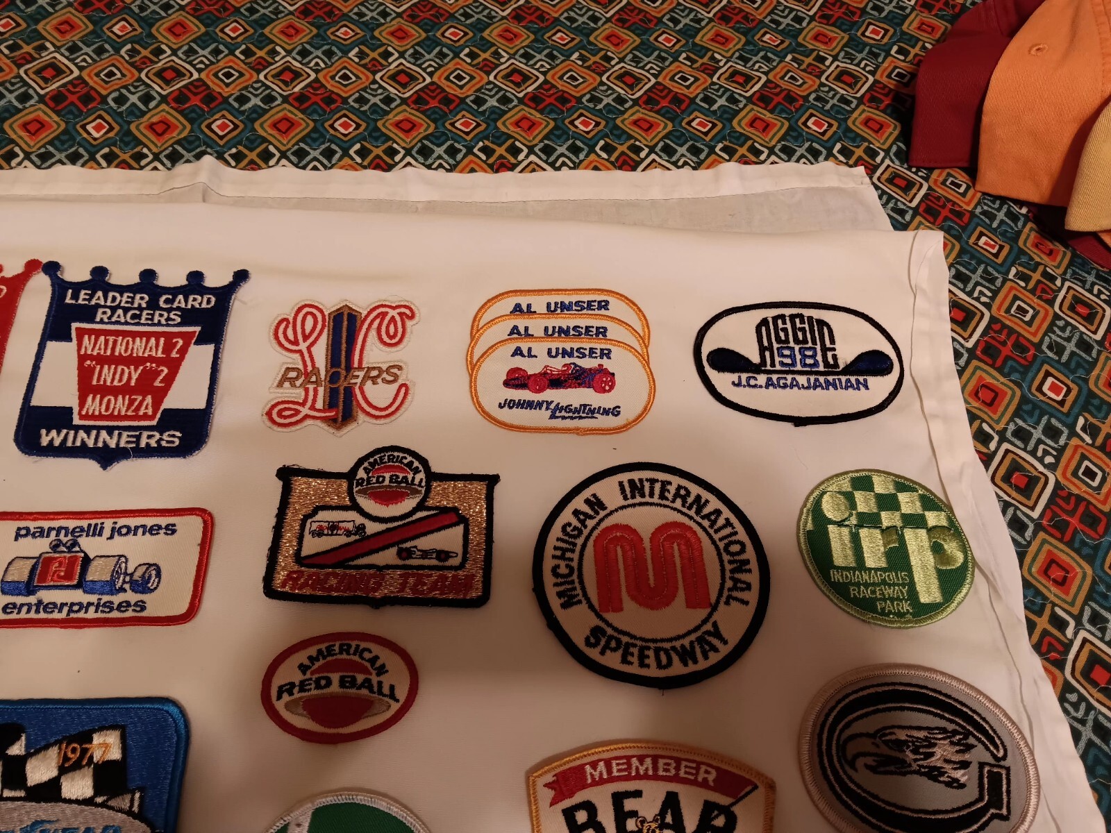 Indy/champ Car Patch Collection 75 Pcs In All