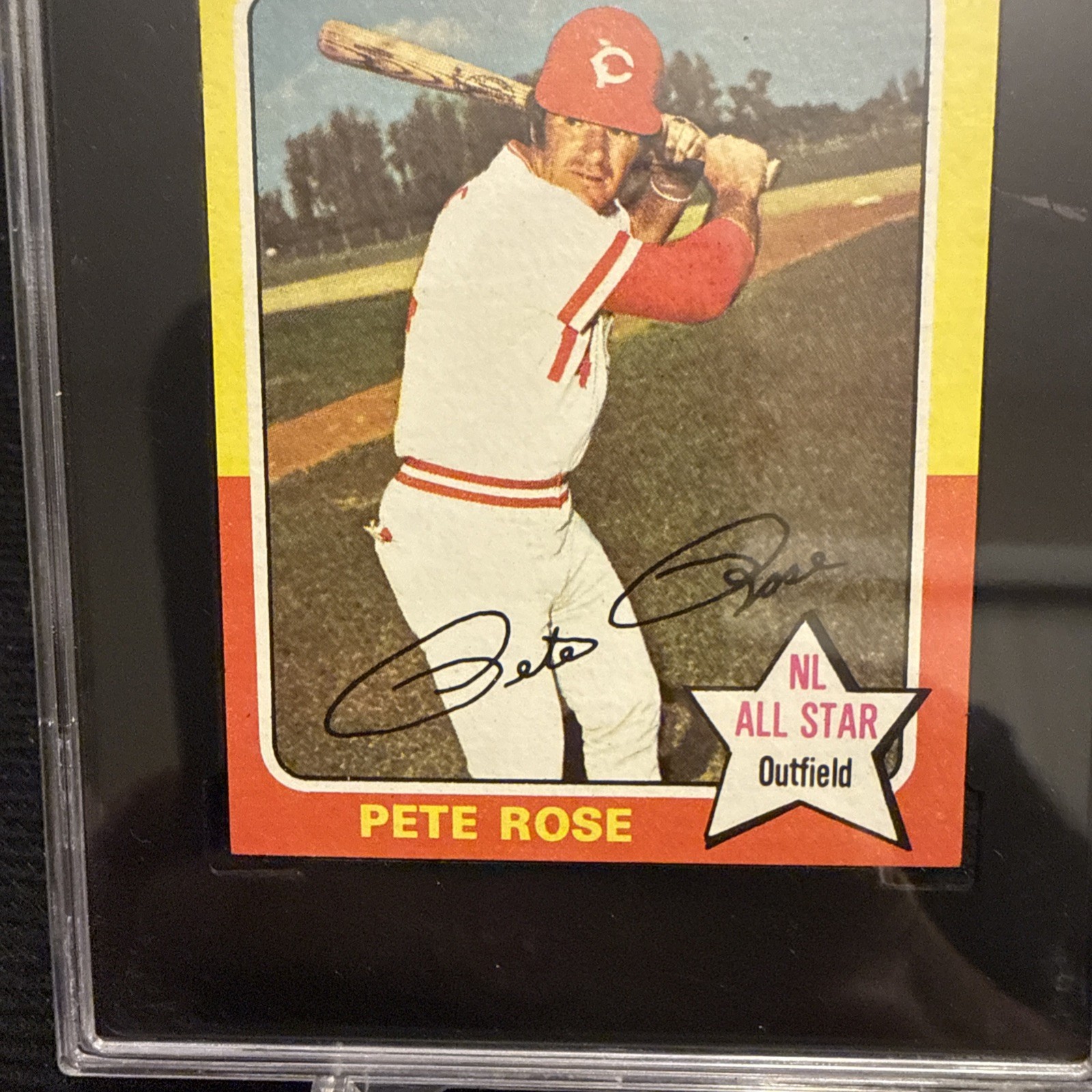 Topps 1975 Topps MINI PETE ROSE #320 Cincinnati Reds HOF SGC 86 NM+ 7.5! Beauty!