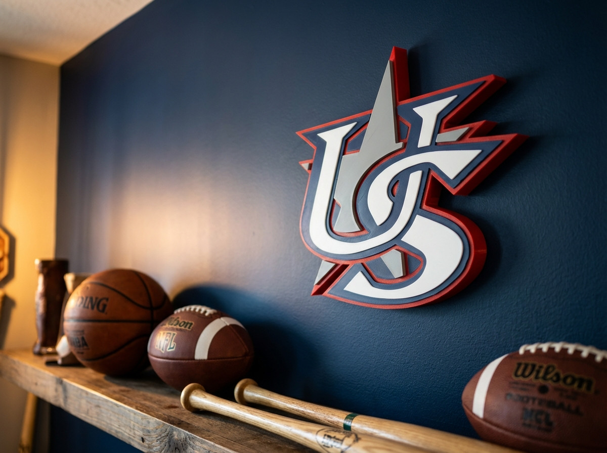 USA Baseball World Baseball Classic Logo Wall Art Man Cave
