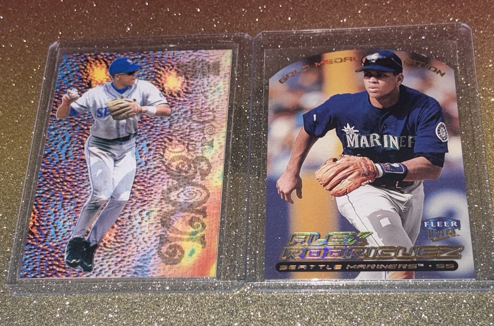 1999 Alex Rodriguez Skybox Metal Diamond Soul & Fleer Ultra Gold Medallion Lot
