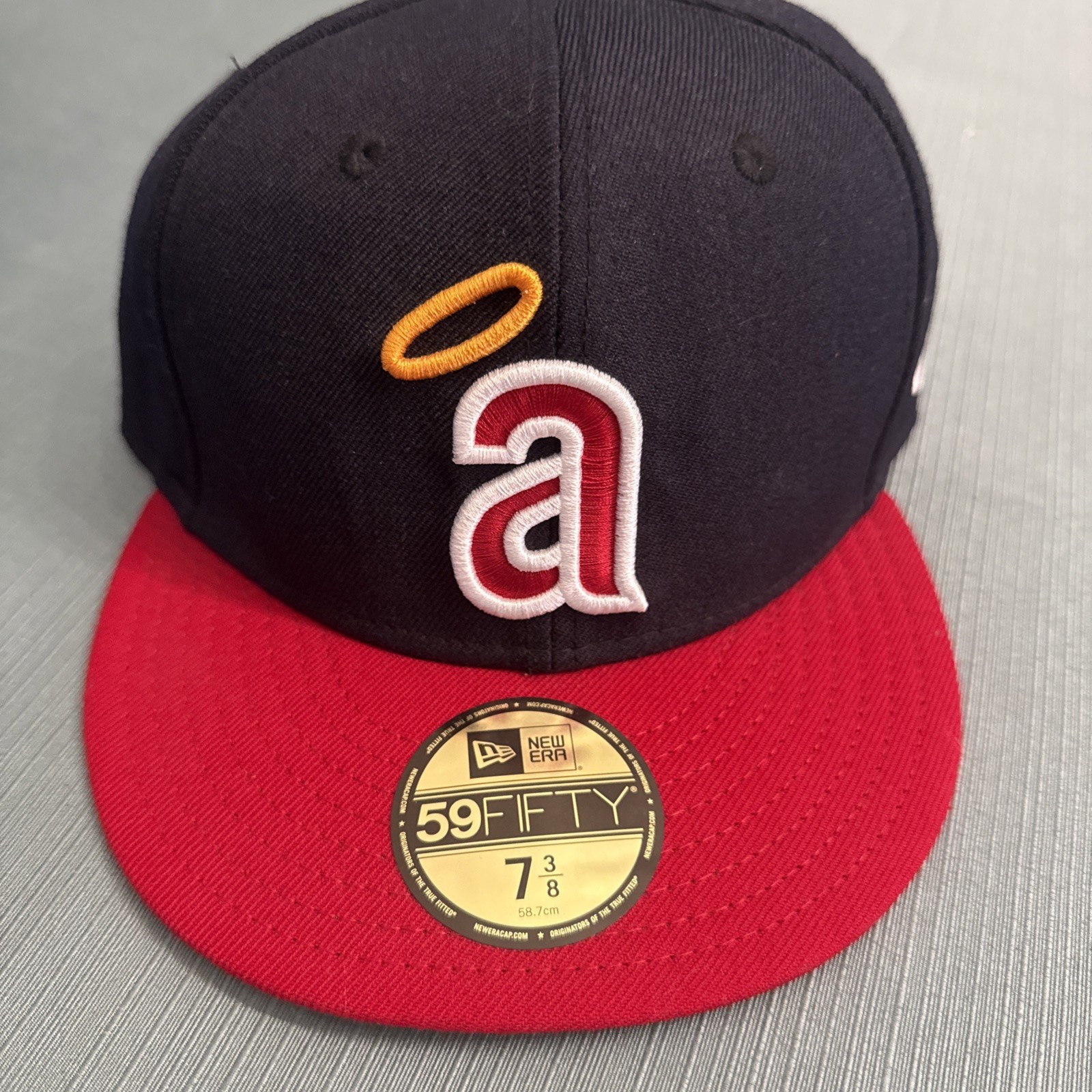 Los Angeles Anaheim Angels New Era 59Fifty MLB Fitted 7 3/8 Wool Hat