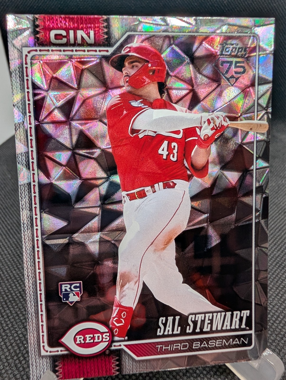 2026 Topps Series 2 Diamante Foil RC #372 SAL STEWART Reds
