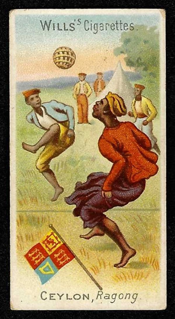 1900 CEYLON, RAGONG W.D. & H.O. Wills Sports Of All Nations TRAVELLER #41