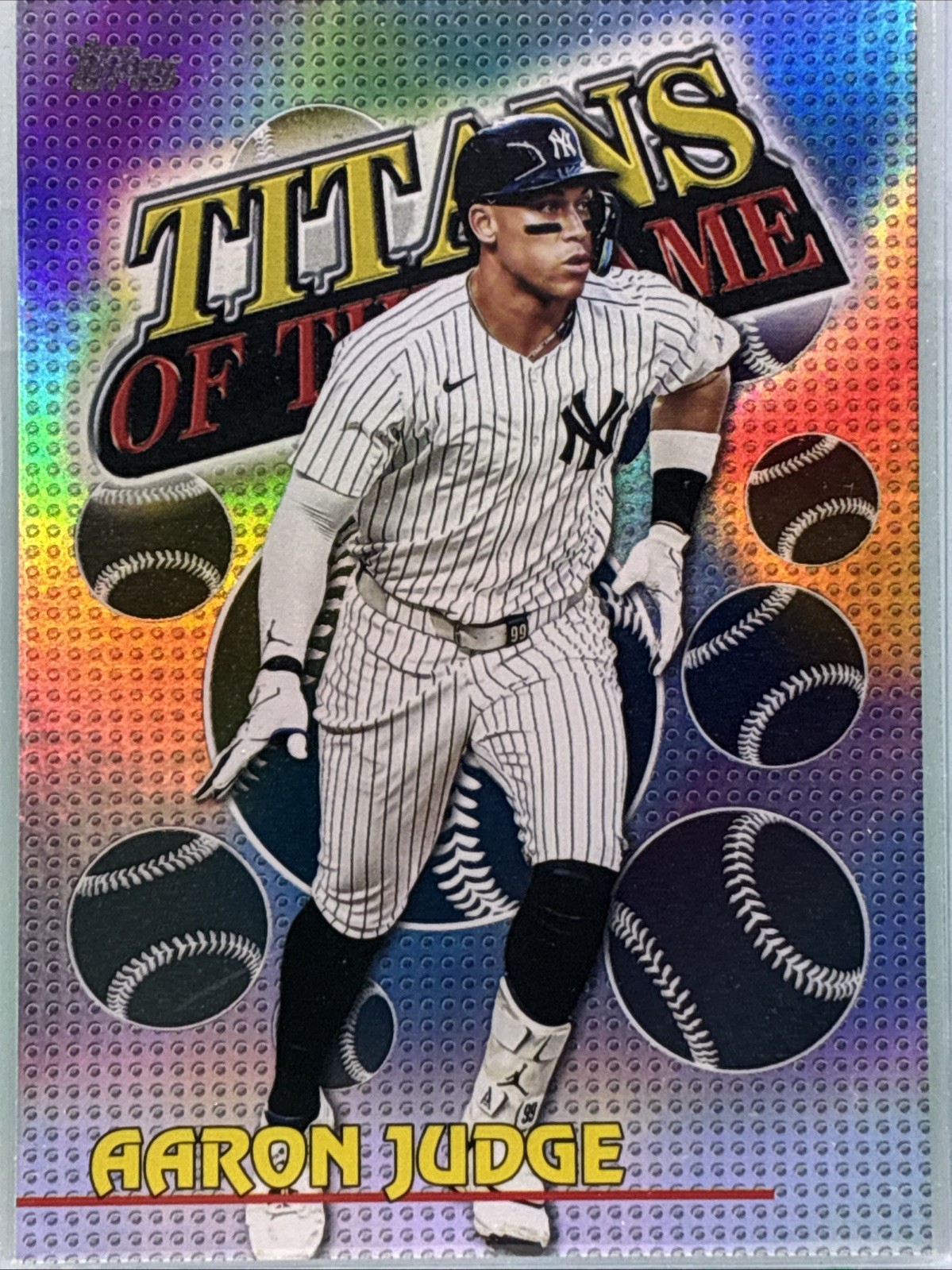 2026 Topps Series 1 – Aaron Judge Titans Of The Game #TOG-3