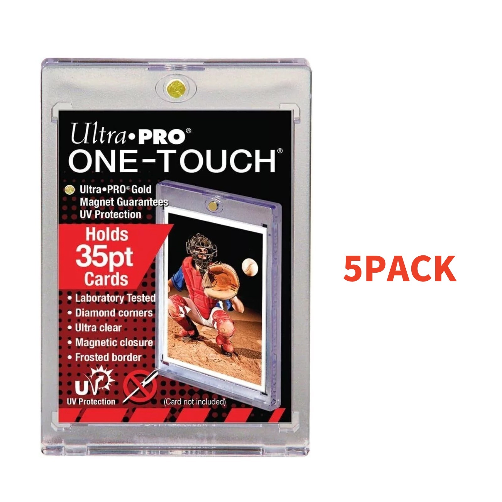 35PT Ultra Pro 5/25/50Pack ONE-TOUCH Magnetic Trading Card Holder UV Protection