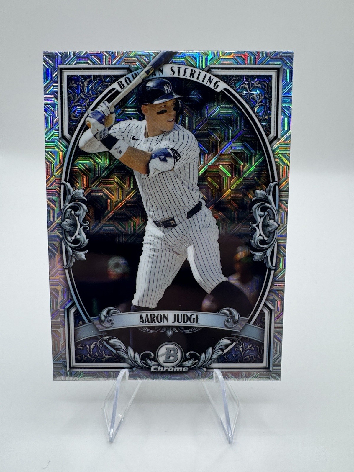 2026 Bowman – Aaron Judge #BST-4 Bowman Sterling Mojo Refractor