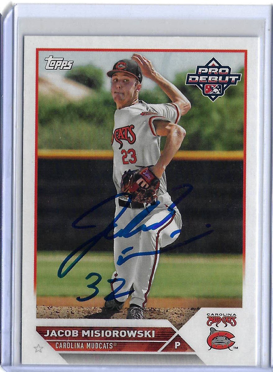 Jacob Misiorowski Autographed 2023 Topps Pro Debut #PD72 Rookie Card RC