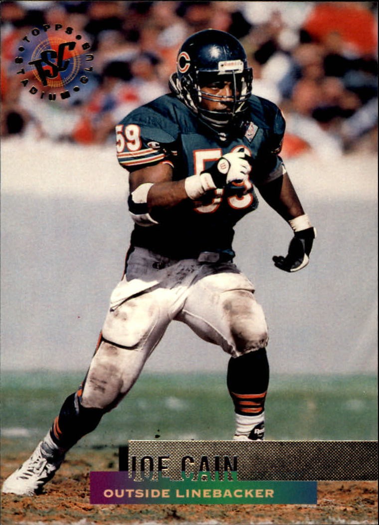 1995 Stadium Club #10 Joe Cain – FB