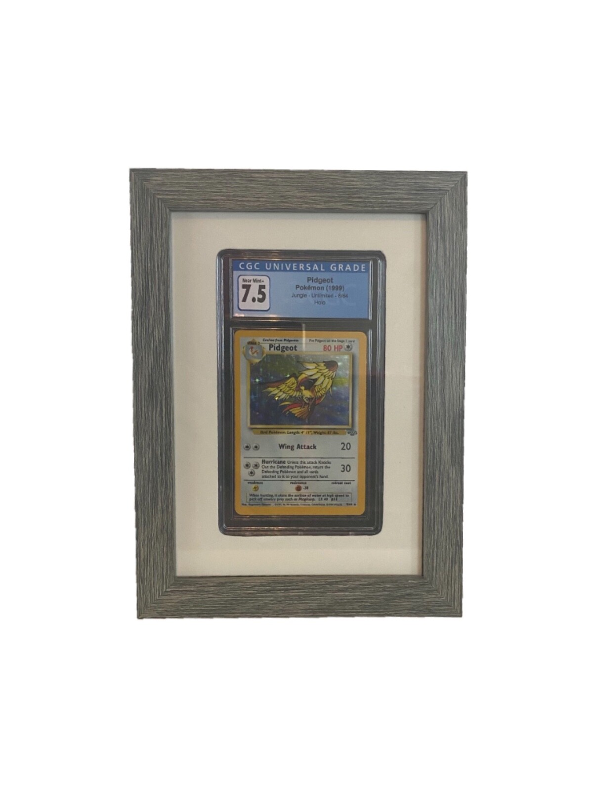 Single Graded Card Frame – Gray