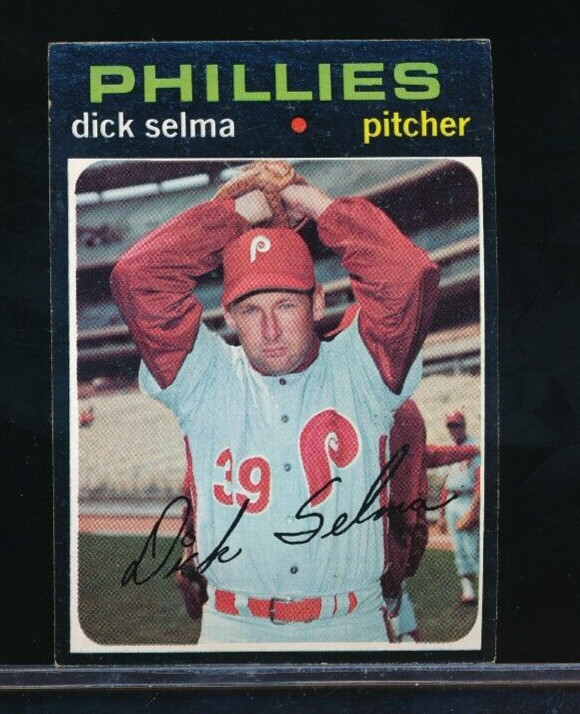 1971 Topps #705 Dick Selma VGEX+ to EX dead centered high # clean swsw6