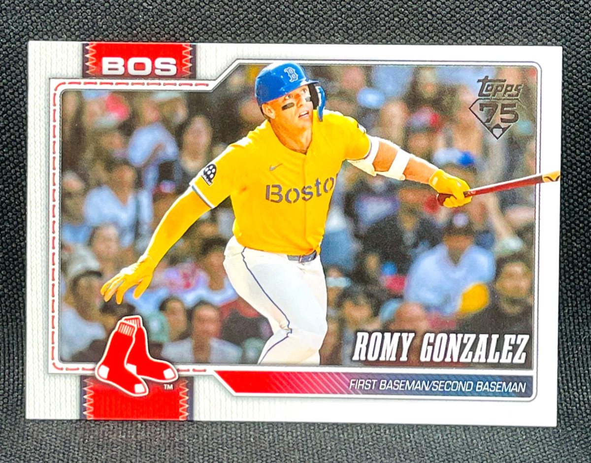 2026 Topps Series One Baseball Card #294 – ROMY GONZALEZ – BOSTON RED SOX