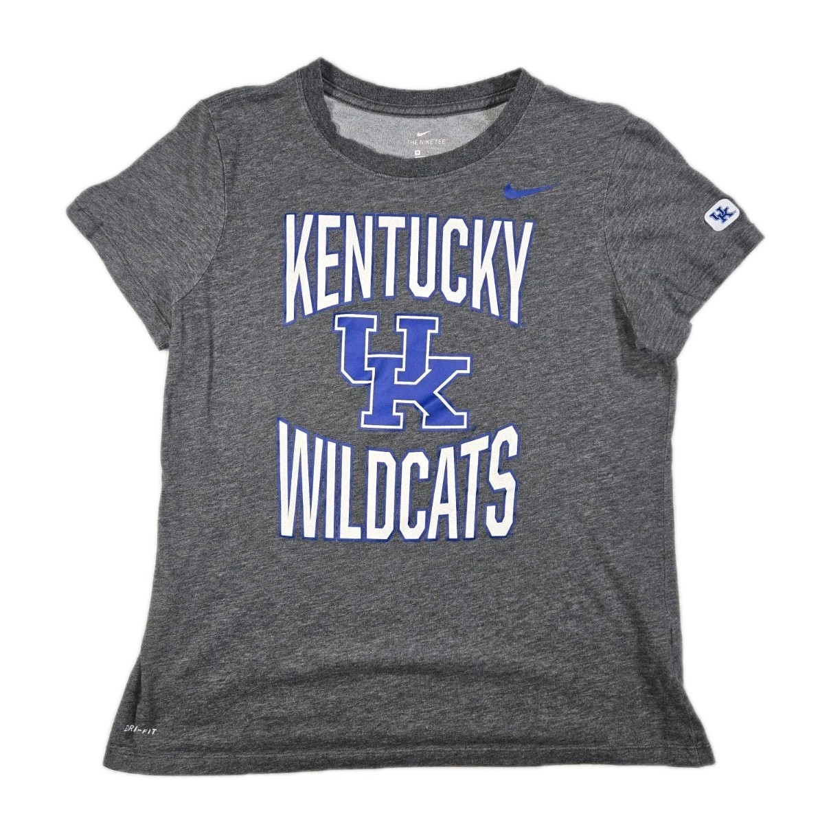 Womens Nike DriFit Short Sleeve T Shirt Kentucky Wildcats Medium Blue