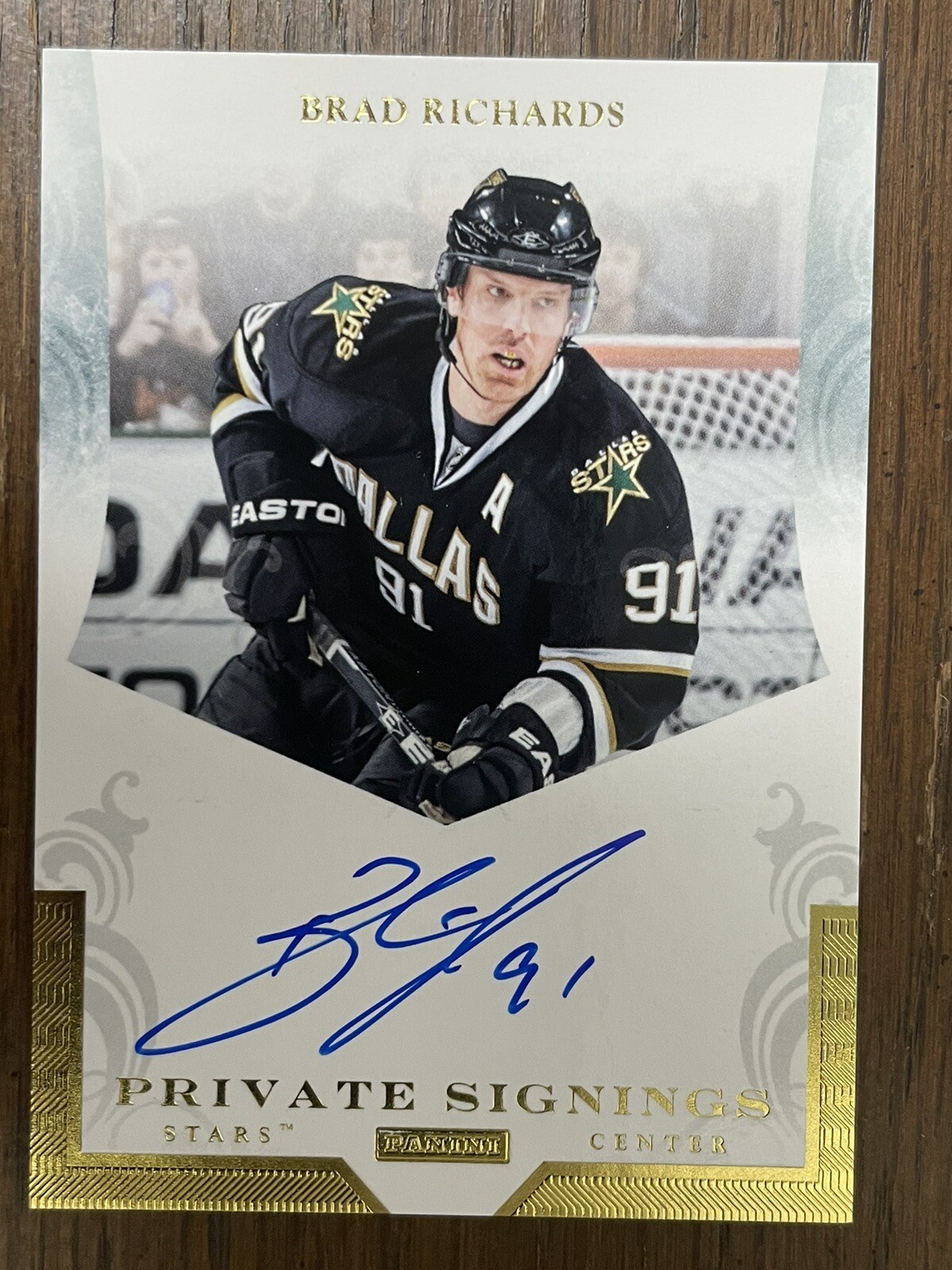 2011-12 Panini Private Signings Autograph #BR Brad Richards*15821