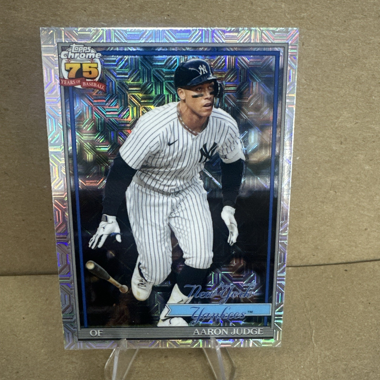 2026 Topps Series 1 Hobby Exclusive Aaron Judge Mojo Refractor #91c-82