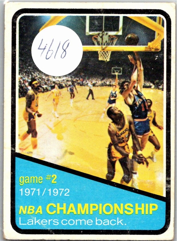 1972-73 Topps #155 1971-72 NBA Finals Game