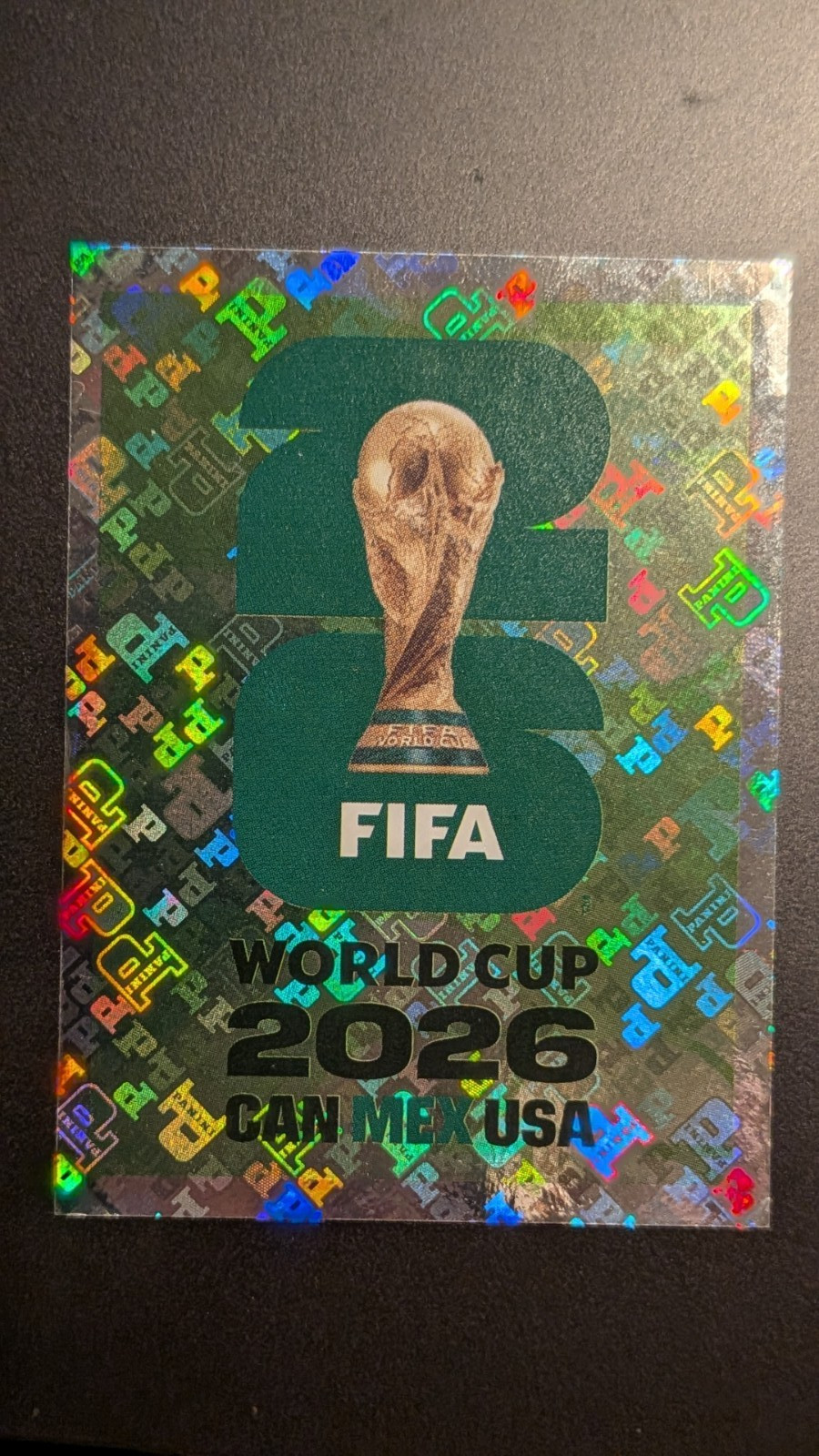 2026 Panini FIFA World Cup FOIL Sticker CAN MEX USA Trophy #FWC7