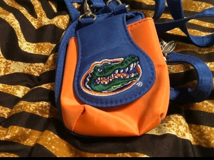Florida Gators Purse Plus Touch Phone ID Wallet Charm 14 Gift Bag Compact Swamp