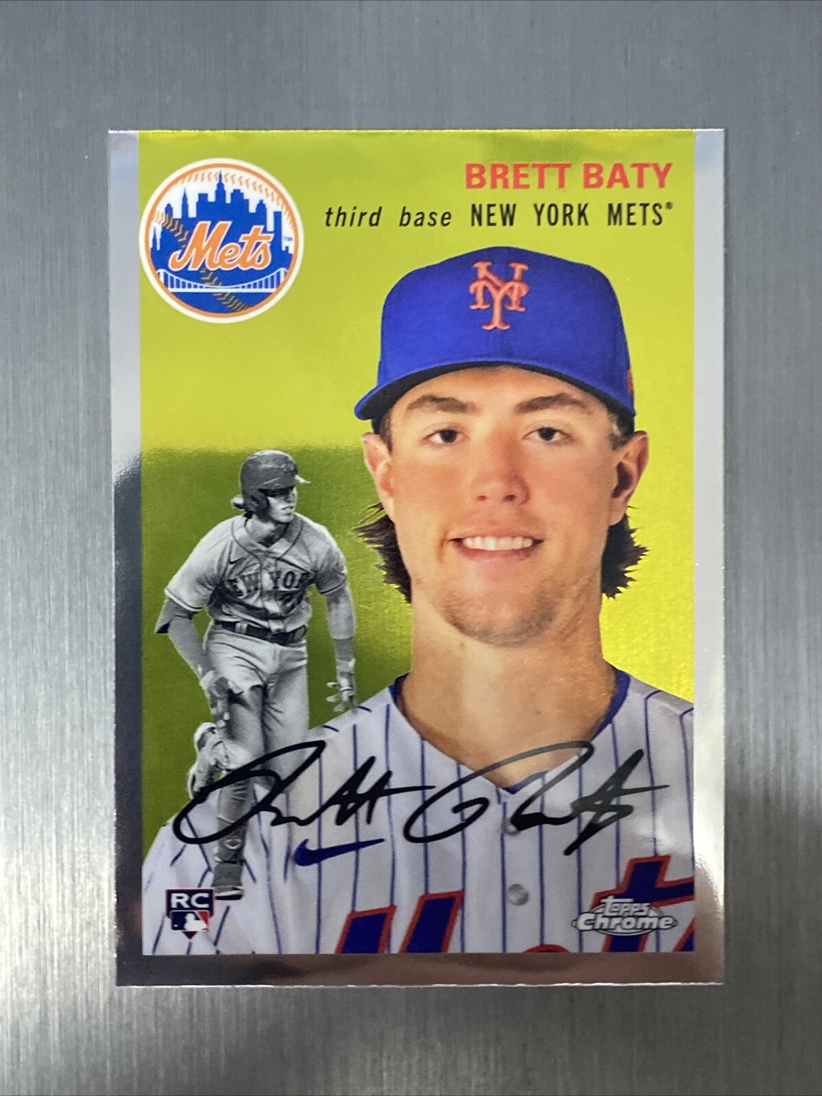 2023 TOPPS CHROME PLATINUM ANNIVERSARY #2 BRETT BATY ROOKIE NEW YORK METS