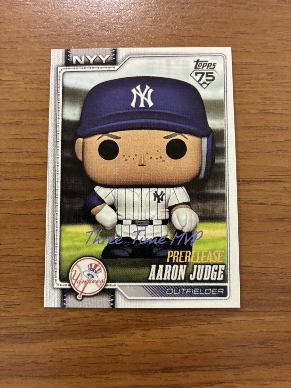 SHOHEI OHTANI Pitching FUNKO POP Prerelease Card + AARON JUDGE FUNKO PRERELEASE