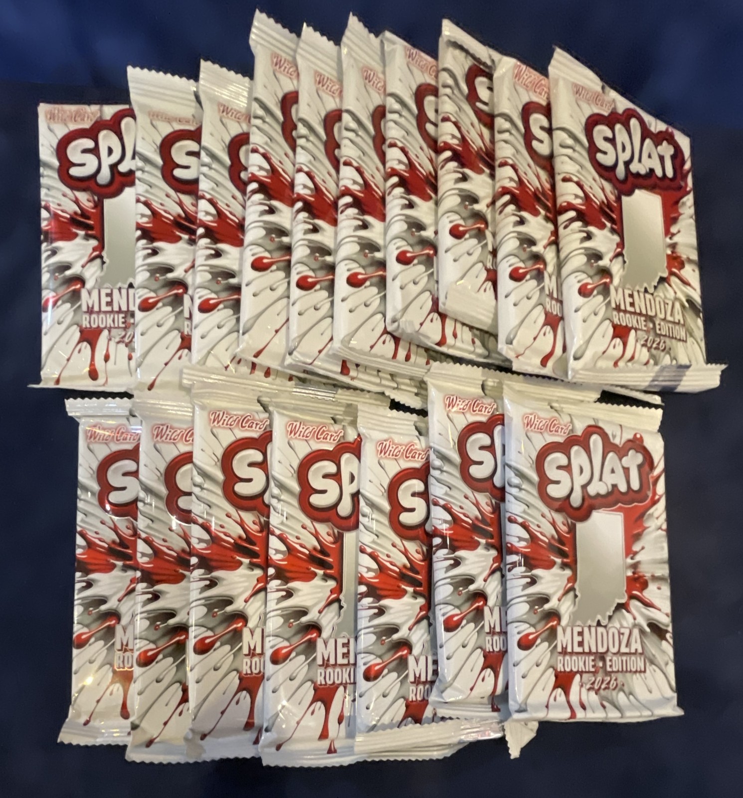 2026 Wild Card Splat Fernando Mendoza Sealed Pack x1 -All numbered less than 5