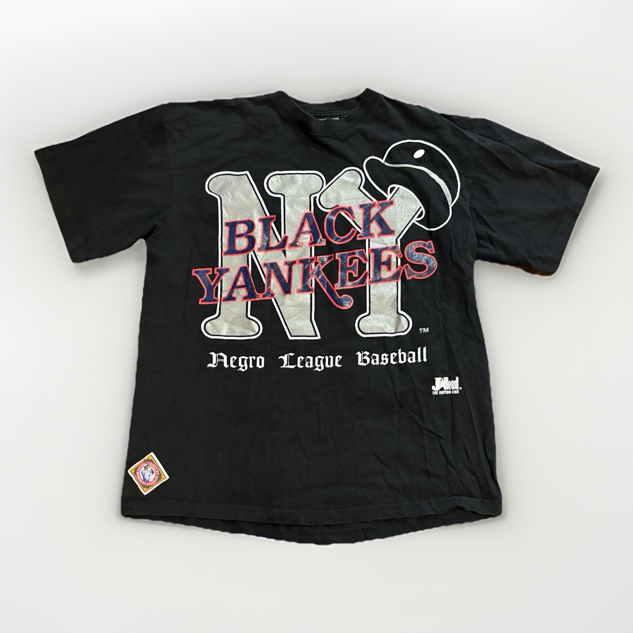 Vintage New York Black Yankees Negro League T Shirt XL Double Sided