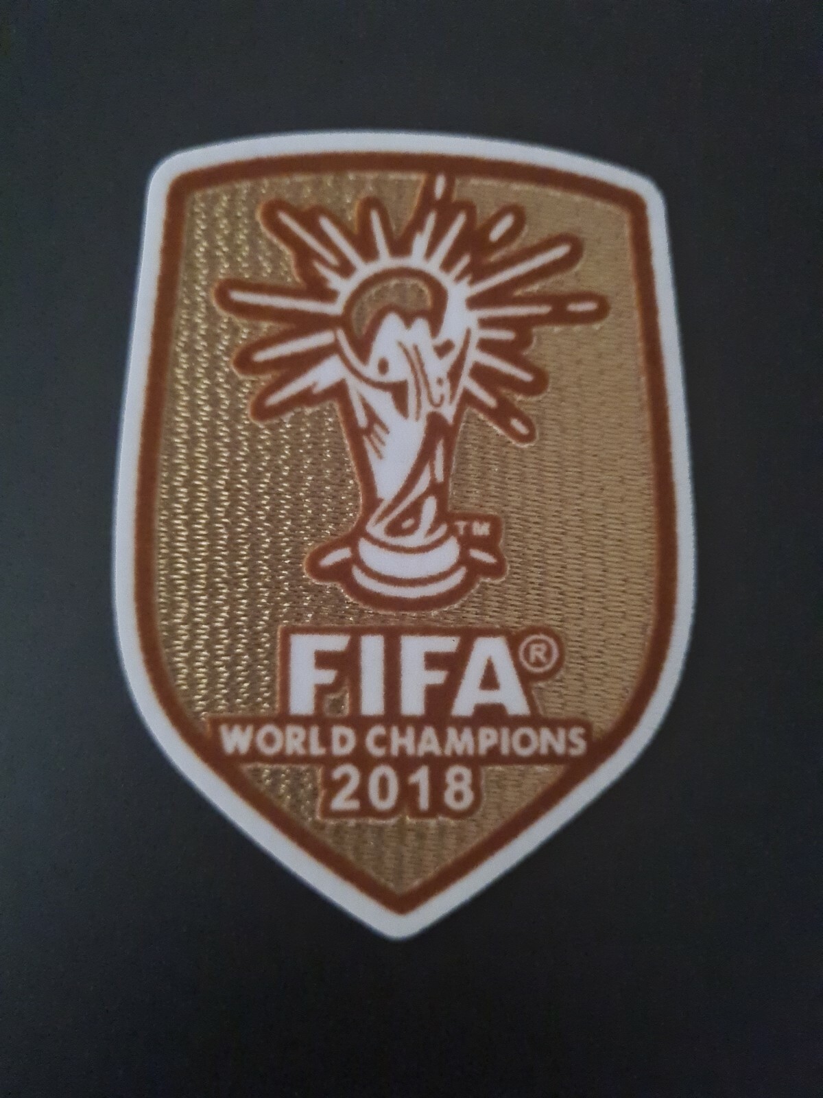 World Cup Champions Winner 2018 patch France Les Bleus Soccer badge Francia…#3