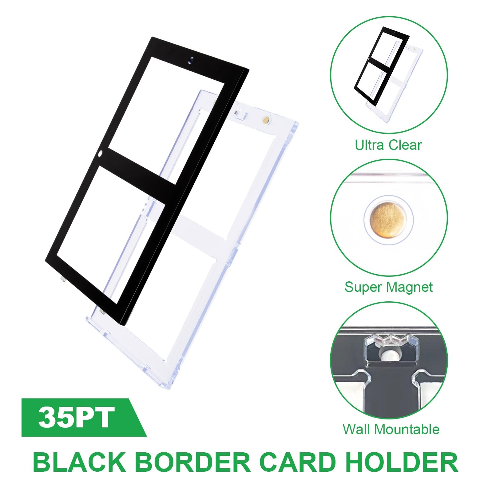 Rixugit 5-Pack 2-Card Magnetic – Border One Touch Case
