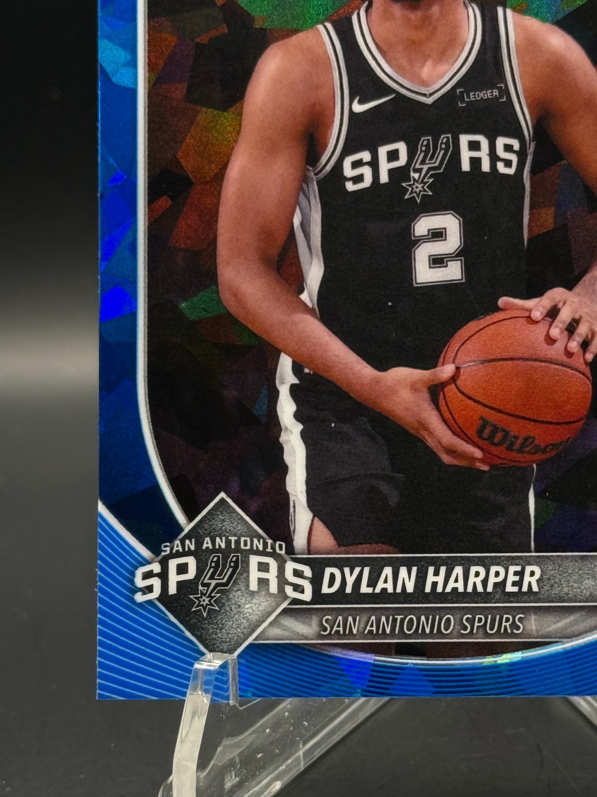 2025 Bowman Sapphire Dylan Harper Chrome RC Rookie #BCV-2 Spurs
