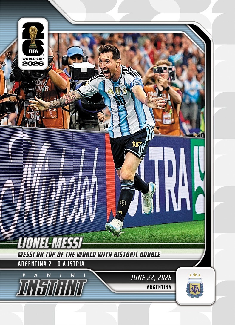2026 Panini Instant Lionel Messi FIFA World Cup Limite Print Card **Pre-Sale**