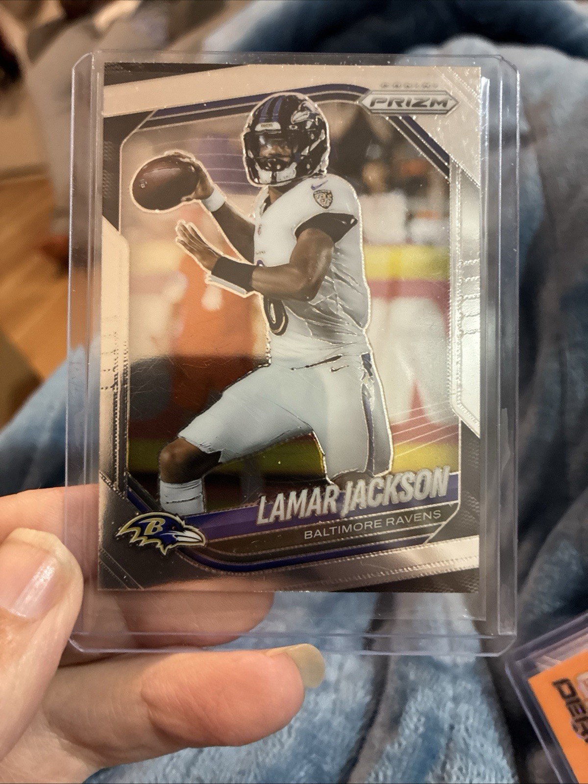 2025 Panini Mosaic – Epic Performers Lamar Jackson #3 Orange Plus 5 More Cards