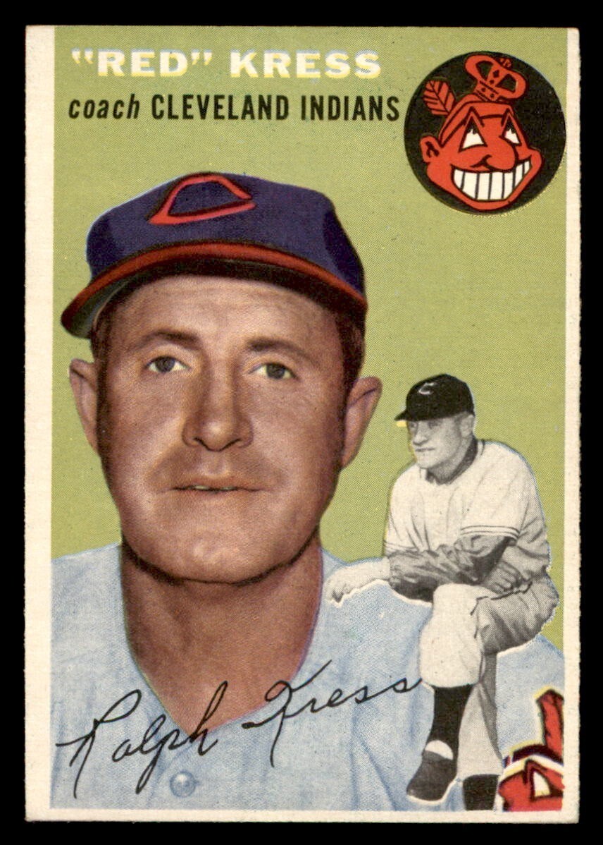 1954 Topps Baseball #160 Red Kress EX *l2