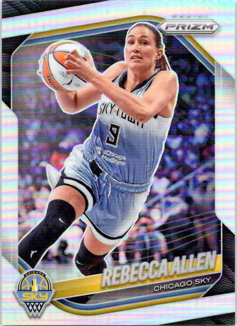 2025 Panini Prizm WNBA #67 Rebecca Allen Silver Prizms