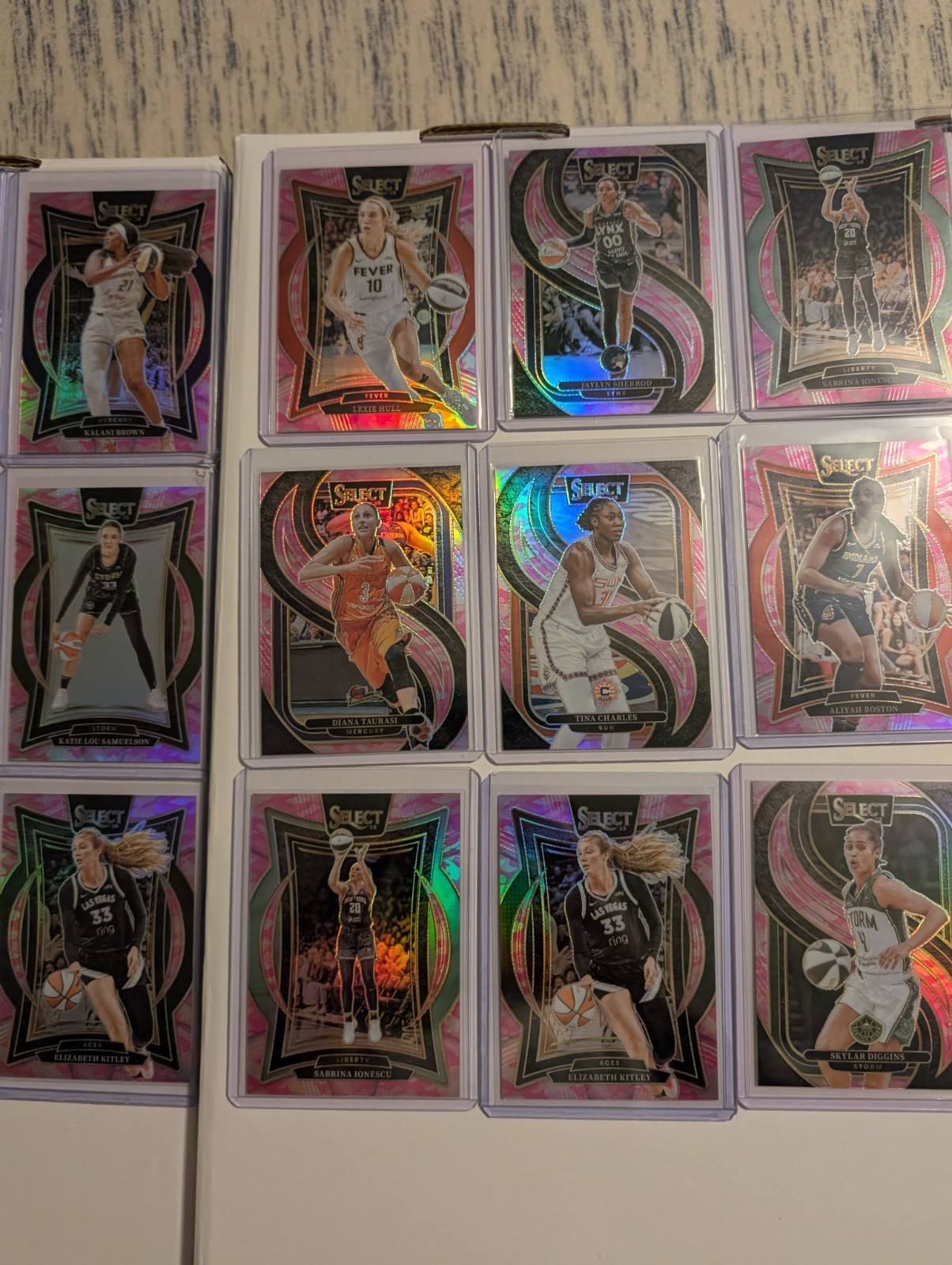 2025 Panini Select WNBA Singles PICK YOUR COLOR PRIZM NUMBERED PINK CAMO SP