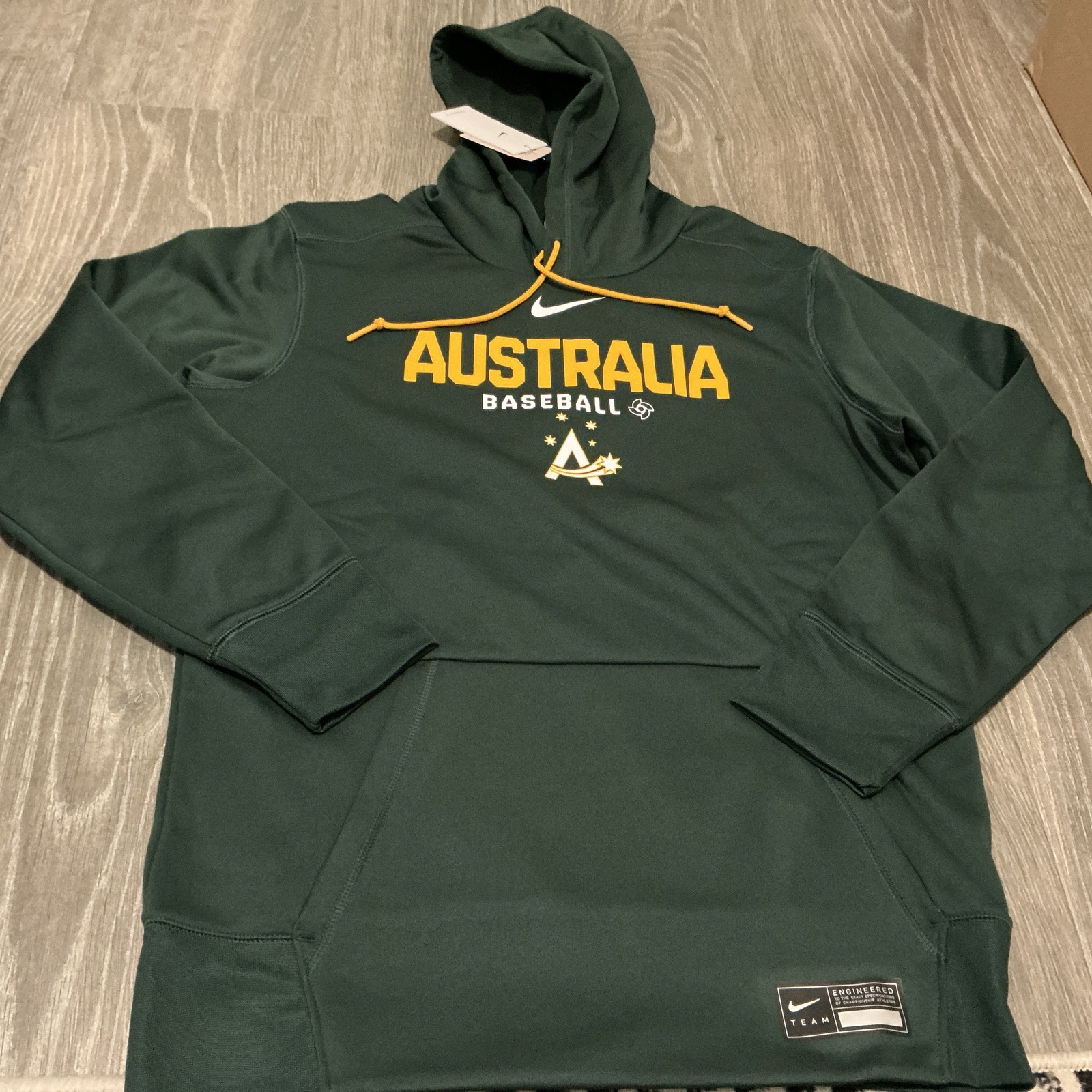 Nike Australia World Baseball Classic WBC Hoodie Men’s Size: Large Therma-Fit