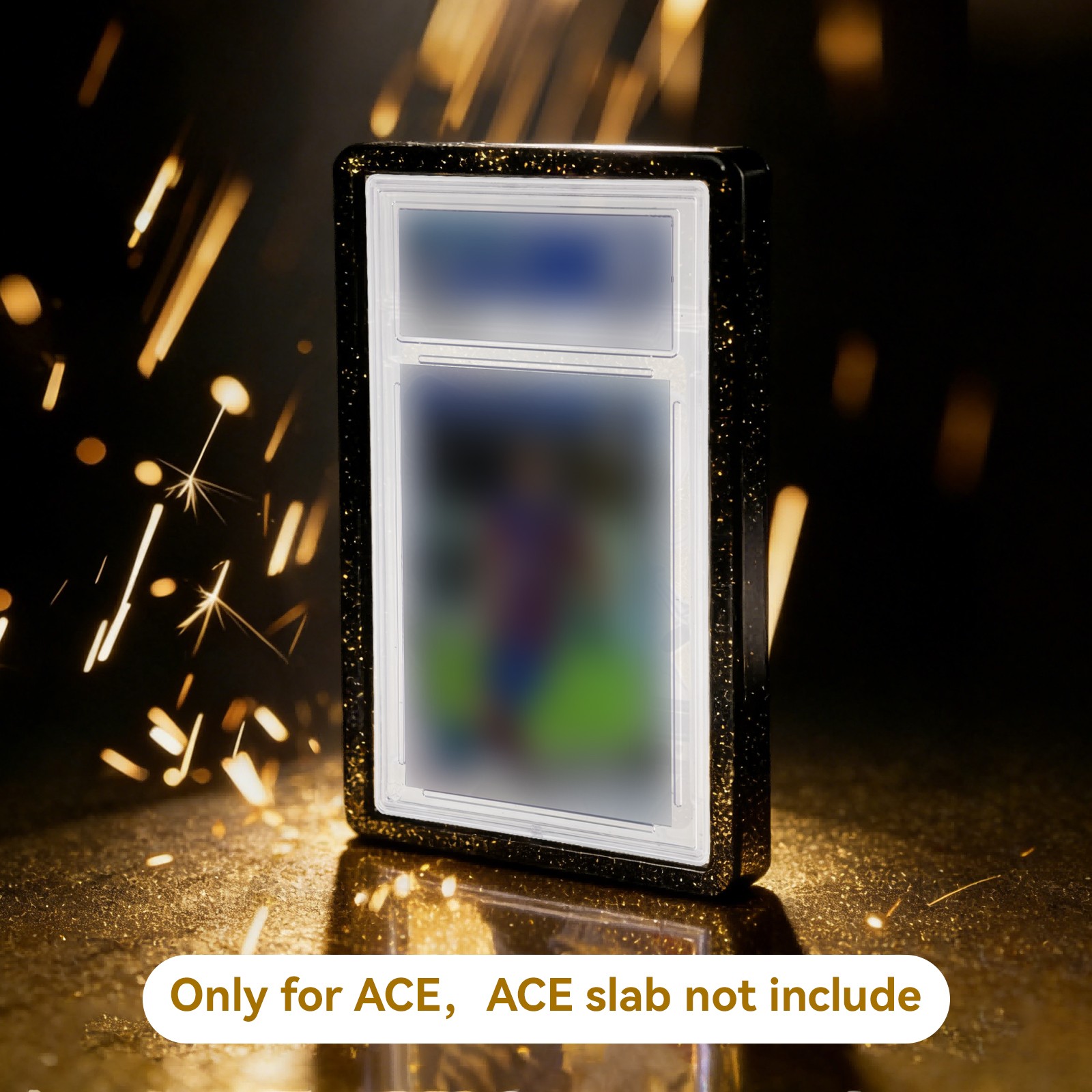 Graded Card Slab Bumper Guard Protector TPU Case w/ Clear Back for ACE Trading